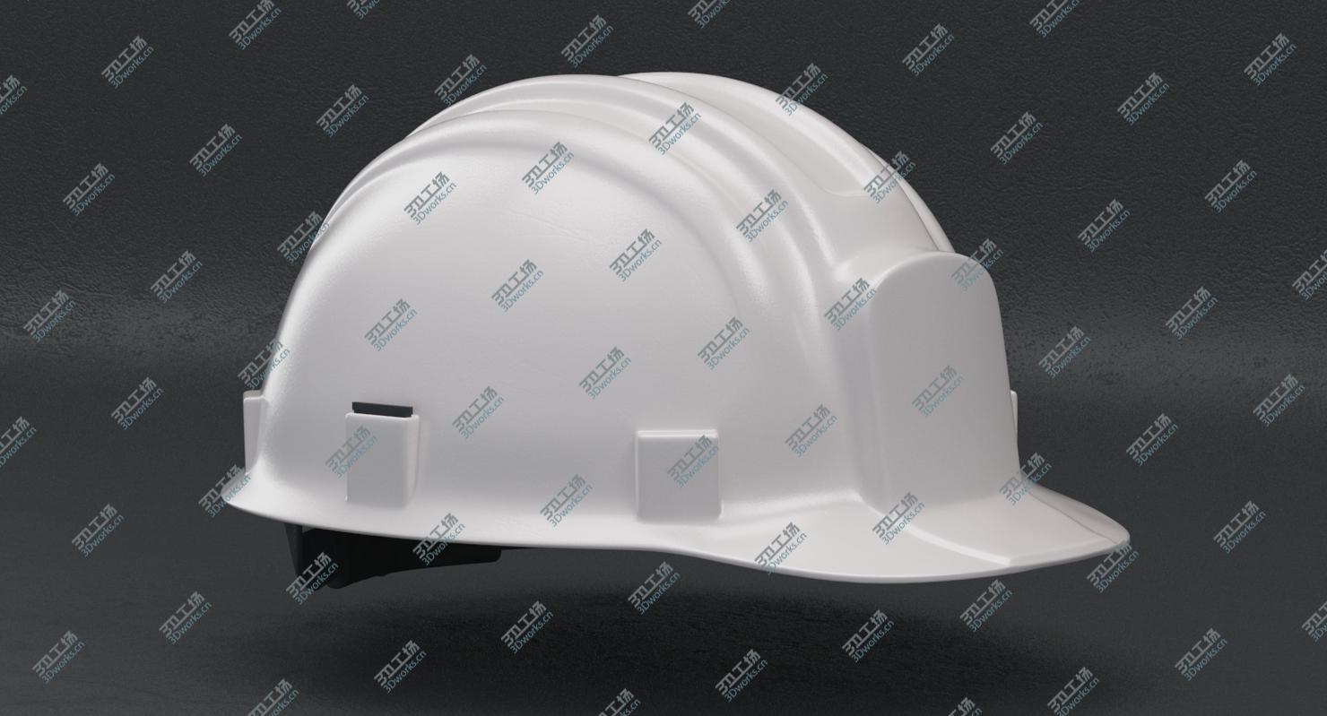 images/goods_img/20210313/Hard Hat - Construction Safety Helmet - White 3D model/2.jpg